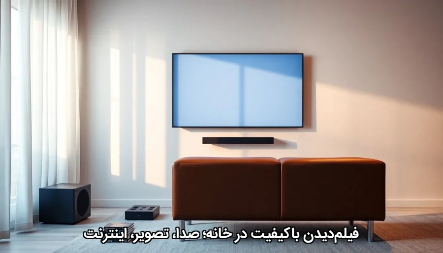 فیلم‌دیدن باکیفیت در خانه؛ صدا، تصویر، اینترنت