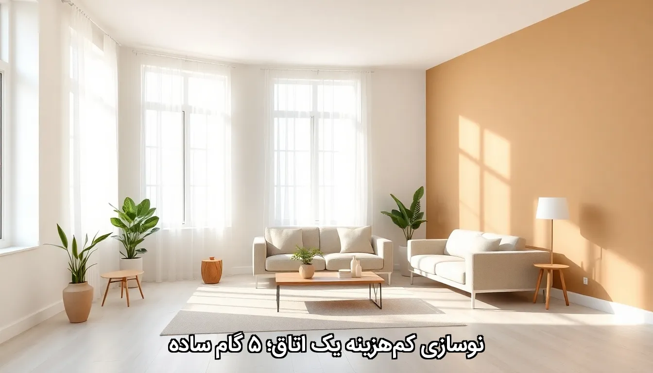 نوسازی کم‌هزینه یک اتاق؛ ۵ گام ساده