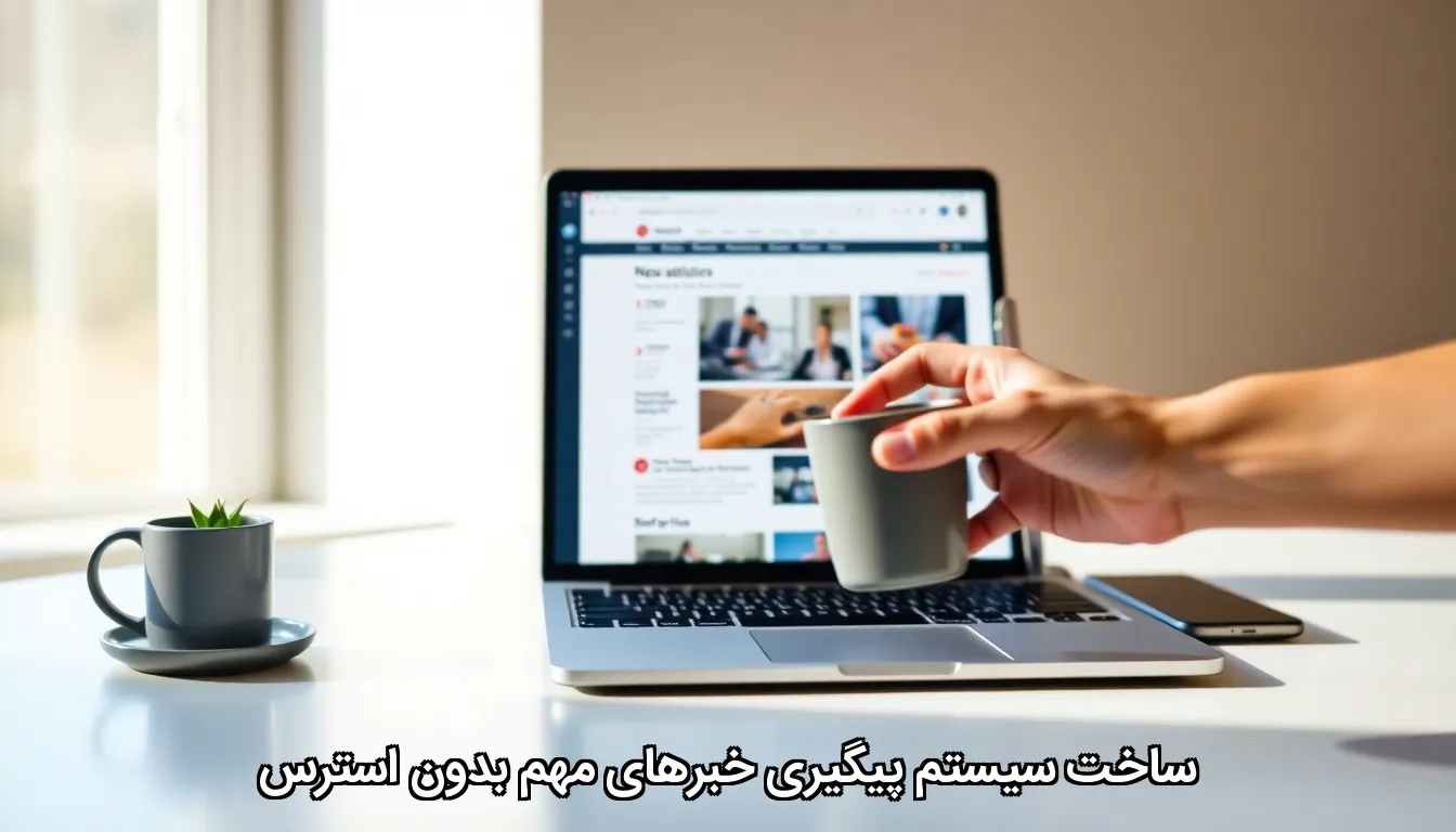 ساخت سیستم پیگیری خبرهای مهم بدون استرس