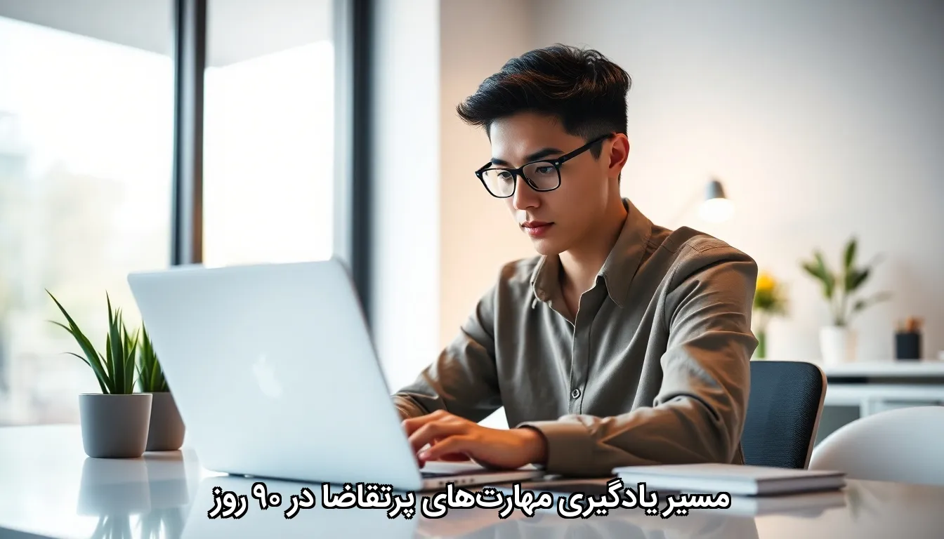 مسیر یادگیری مهارت‌های پرتقاضا در ۹۰ روز