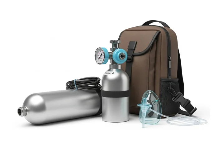 کپسول اکسیژن پرتابل چیست؟ کپسول اکسیژن پرتابل از چه قسمتهایی تشکیل میشود؟