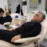 اهدای خون رئیس سازمان نظام پرستاری برای ترویج فرهنگ مشارکت داوطلبانه