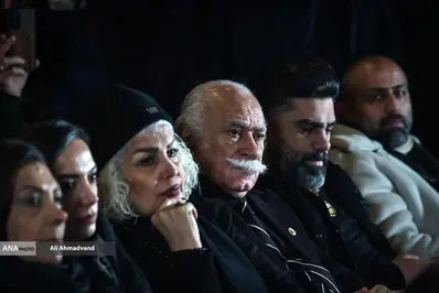 حضور هنرمندان در مراسم یادبود رضا رویگری+ عکس