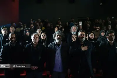 حضور هنرمندان در مراسم یادبود رضا رویگری+ عکس