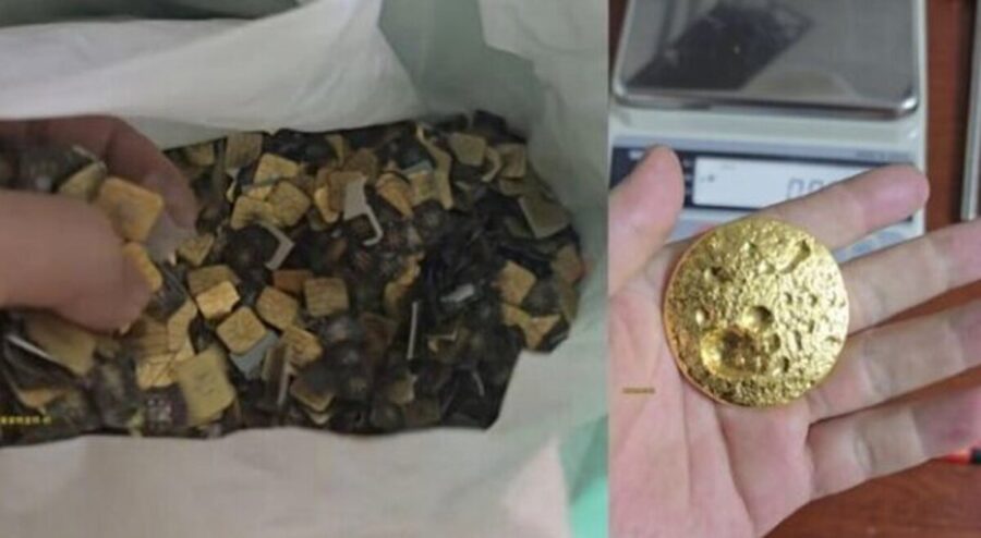 استخراج طلا از وسایل بازیافتی الکترونیکی/ یک شغل پرسود با افزایش قیمت طلا