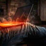 گذاشتن لپ تاپ روی پا بشدت خطرناک است