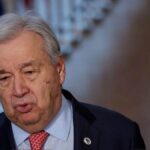 اظهارات دبیرکل سازمان ملل متحد درمورد لزوم پایان یافتن جنگ ایران و آمریکا