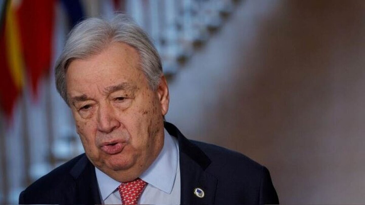 اظهارات دبیرکل سازمان ملل متحد درمورد لزوم پایان یافتن جنگ ایران و آمریکا