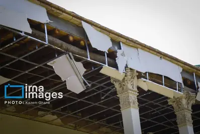 تصاویری دردناک از آسیب آثار تاریخی اصفهان در جنگ