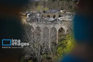 تصاویری دردناک از آسیب آثار تاریخی اصفهان در جنگ