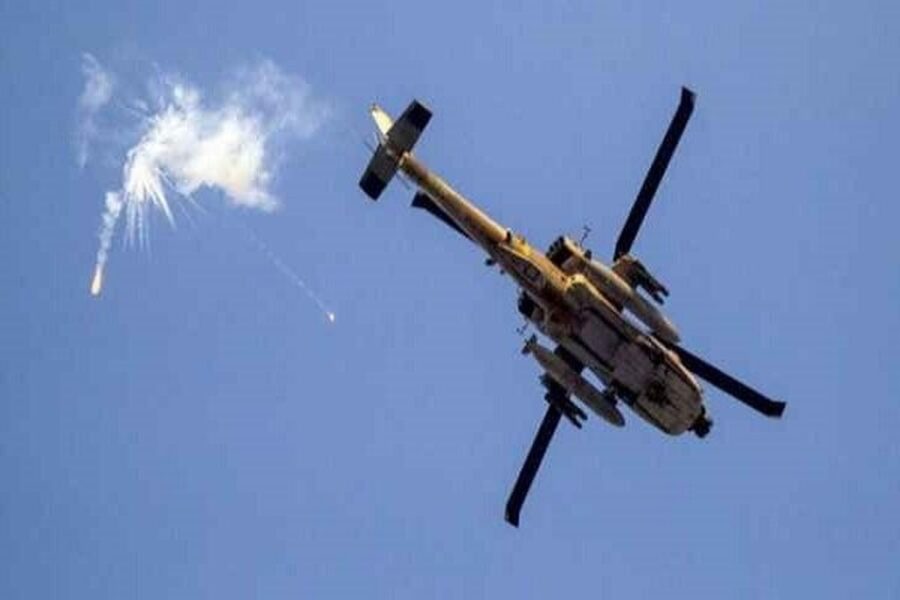 ساقط شدن یک بالگرد اسرائیلی توسط حزب الله لبنان