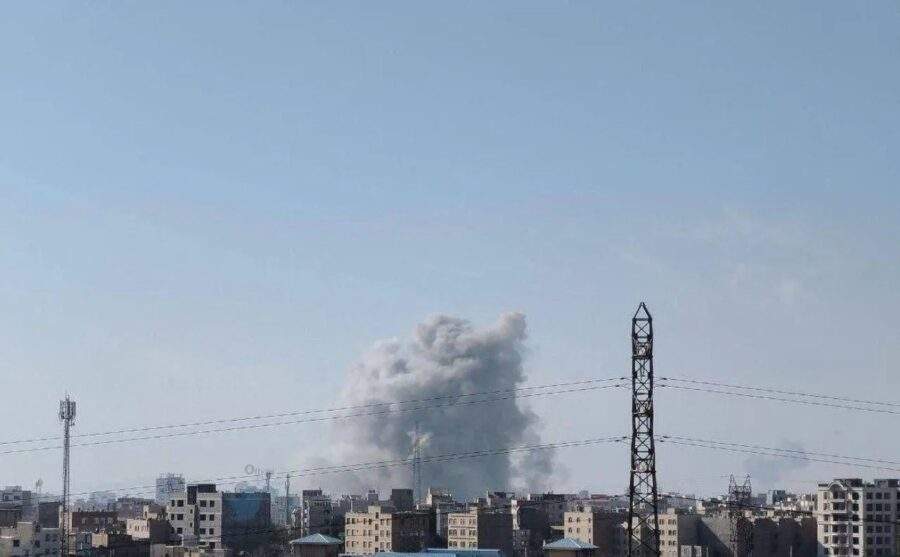 فوری / بمباران مناطقی در غرب تهران + عکس