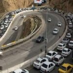 آخرین وضعیت ترافیکی و جوی محورهای مواصلاتی / در این محورها ترافیک سنگین گزارش شده است