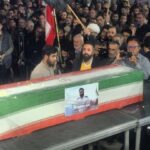 آیین وداع با پیکر شهید «محمد پورکریم» در رشت