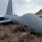 انهدام پهپاد هرمس ۹۰۰ در آسمان اندیمشک توسط سپاه