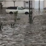 بارش شدید باران در مینودشت و آبگرفتگی معابر گلستان+ عکس