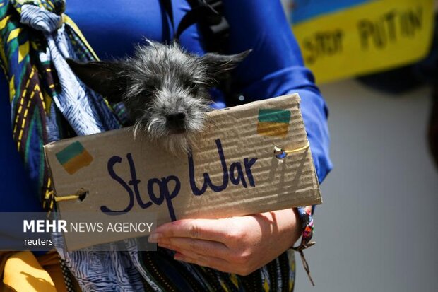 تجمع اعتراضی در واشنگتن علیه جنگ با ایران، لبنان و فلسطین