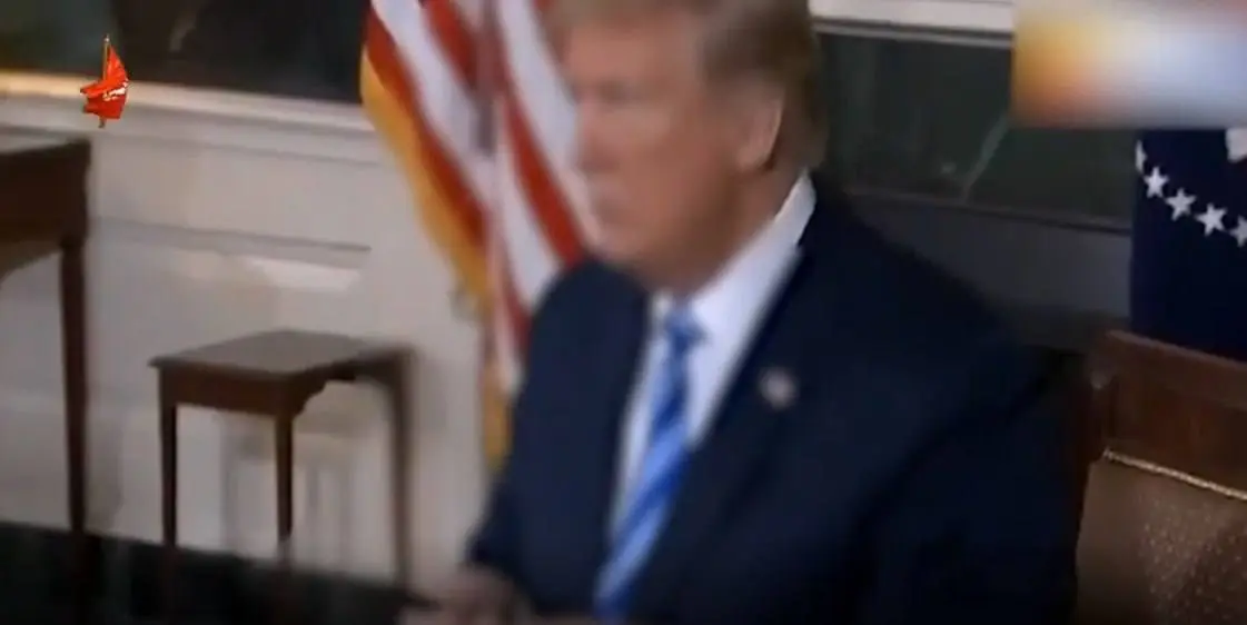 ترامپ در صداوسیما ممنوع‌التصویر شد+ عکس