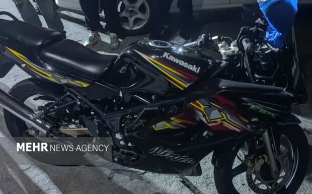 توقیف موتورسیکلت ۳.۵ میلیارد ریالی در ملارد