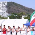 تیم ملی هندبال ساحلی برابر فیلیپین پیروز شد