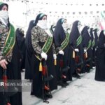 دلبران میزبان حماسه‌ای زنانه؛ رژه شقایق‌های ظهور در قاب ایمان و اقتدار