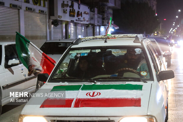 رژه خودریی مردم تبریز