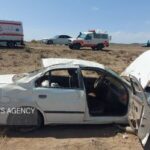 سقوط سمند از پل در محور دامغان - شاهرود؛ ۵ مصدوم راهی بیمارستان شدند