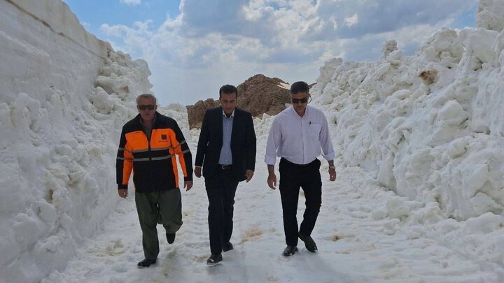 بازگشایی مسیر ارتفاعات شاهو در منطقه پیازدول
