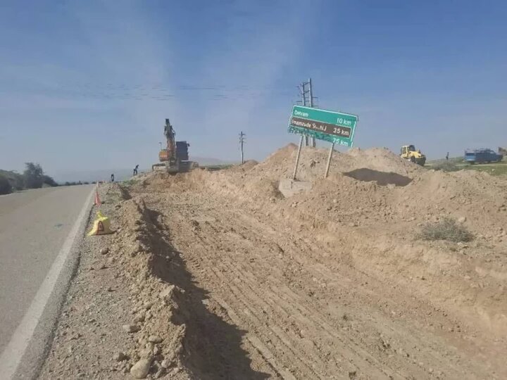 حریم راه شوراب به چمنار  آزاد شد