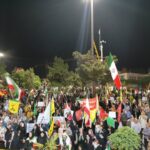 حضور پرشور مردم کردکوی در تجمع شبانه