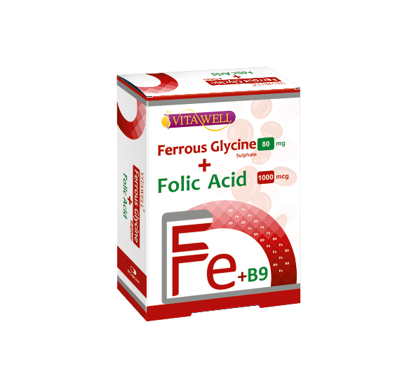 فروس گلایسین + اسید فولیک ویتاول