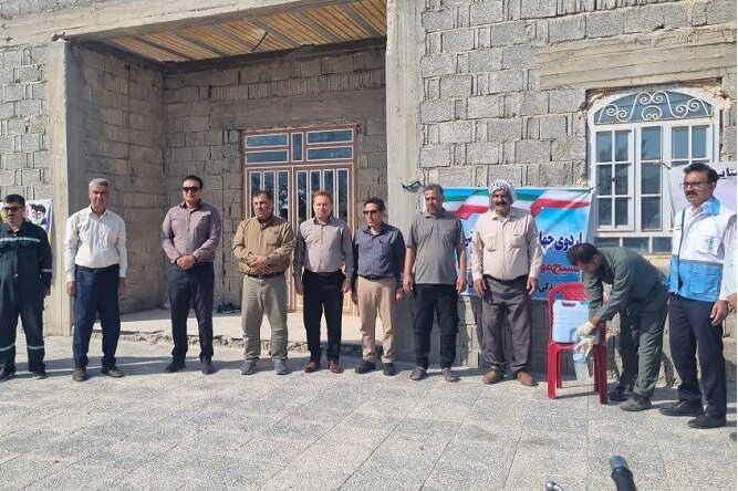اردوی جهادی دامپزشکی در دشتی برگزار شد