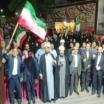 حضور مردم رامیان در تجمع شبانه؛ تجدید میثاق با آرمان‌های انقلاب