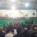 عزاداری و سینه‌زنی شب شهادت امام حسن عسکری (ع) در شهر شاهدیه یزد