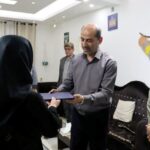 مسئولان دشتی با خانواده خبرنگار فقید شهرستان دیدار کردند