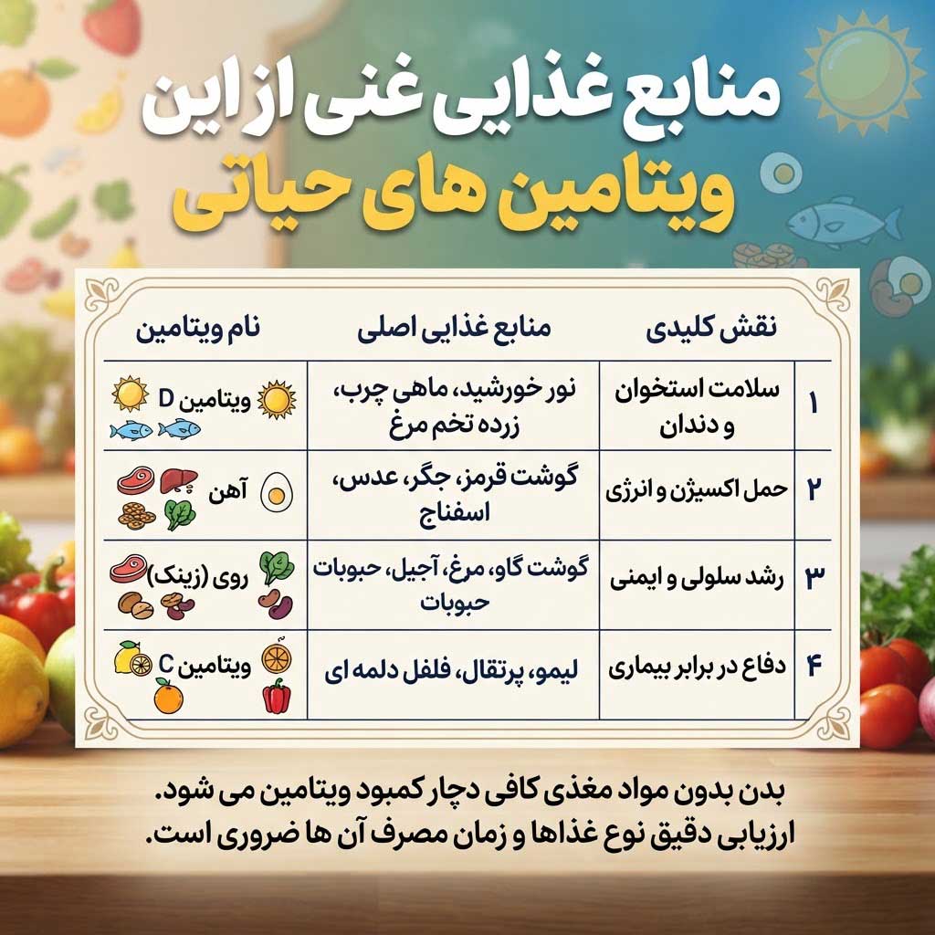 معیارهای انتخاب یک مولتی ویتامین مناسب و مؤثر