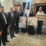دیدار تعدادی از نمایندگان مجلس با خانواده شهیدان عسگری