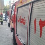 حریق مسافرخانه در خیابان آیت‌الله بهجت مشهد مهار شد 